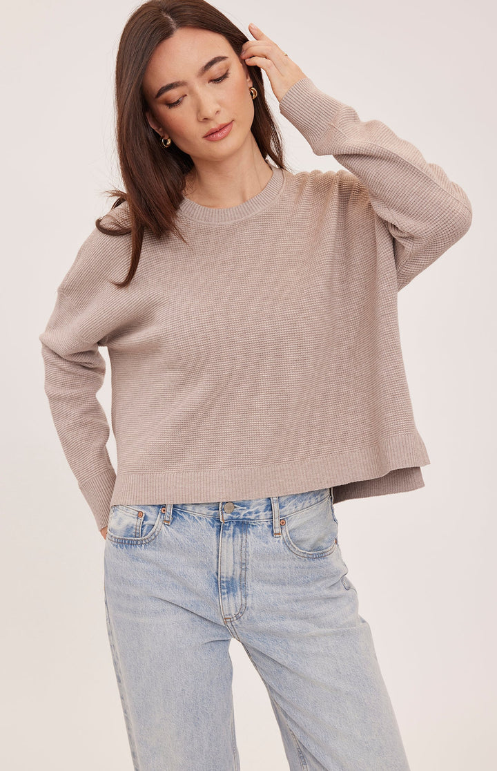 Gentle Fawn Axel Pullover Sweater - Heather Latte