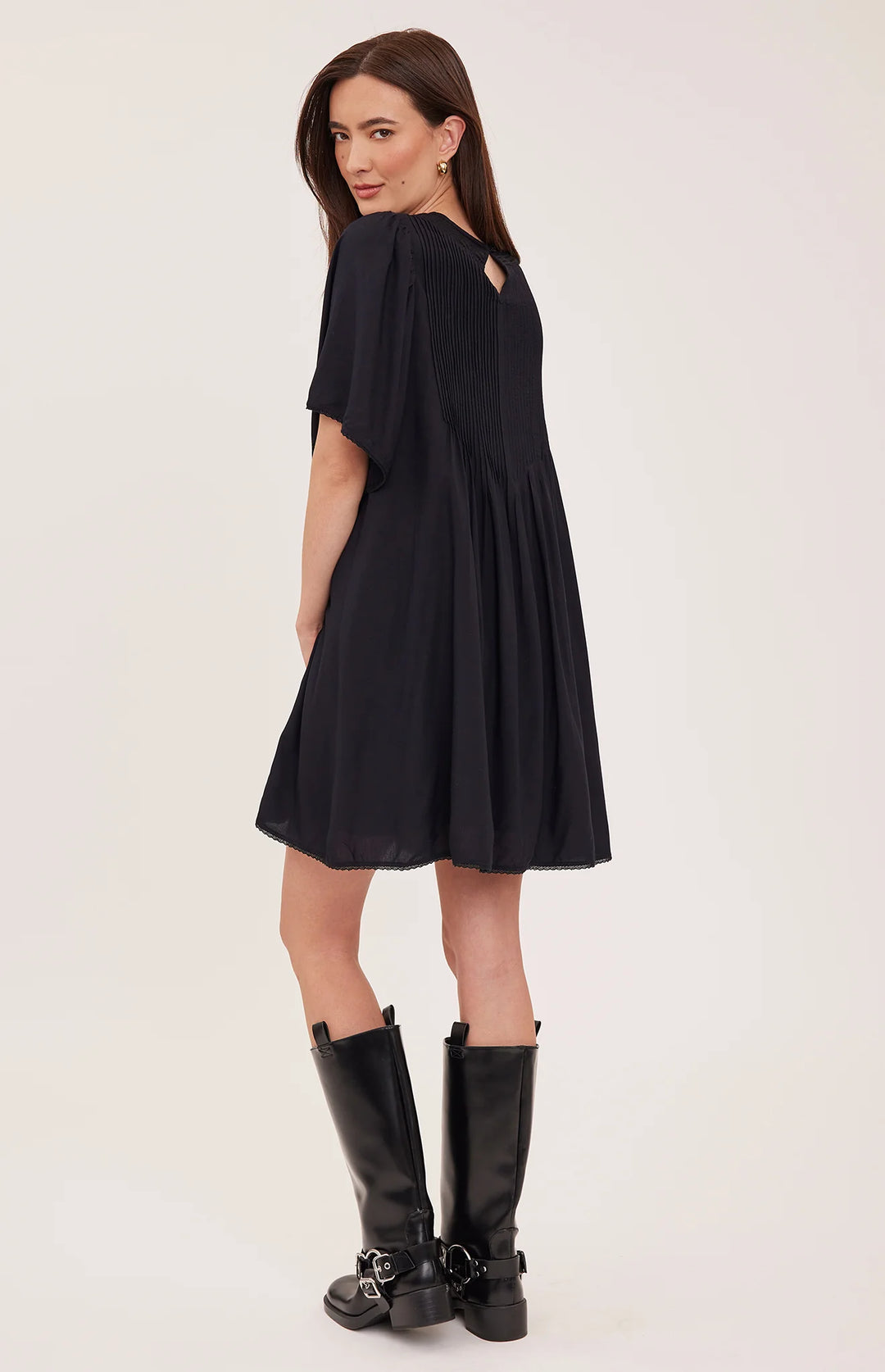 Gentle Fawn Heidi Mini Dress - Black