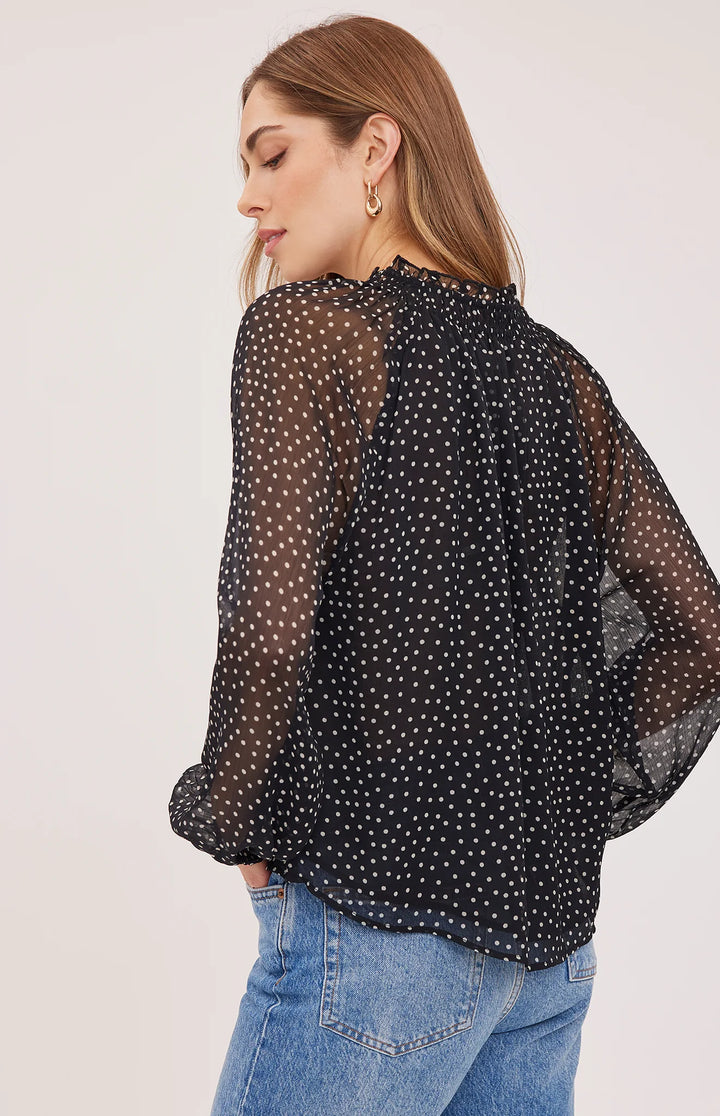 Gentle Fawn Annie Blouse - Black Print