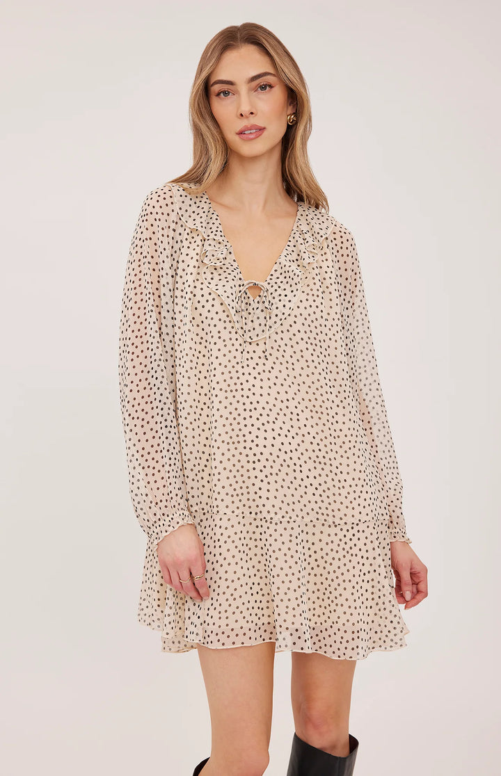 Gentle Fawn Esmeralda Mini Dress - Cream Print
