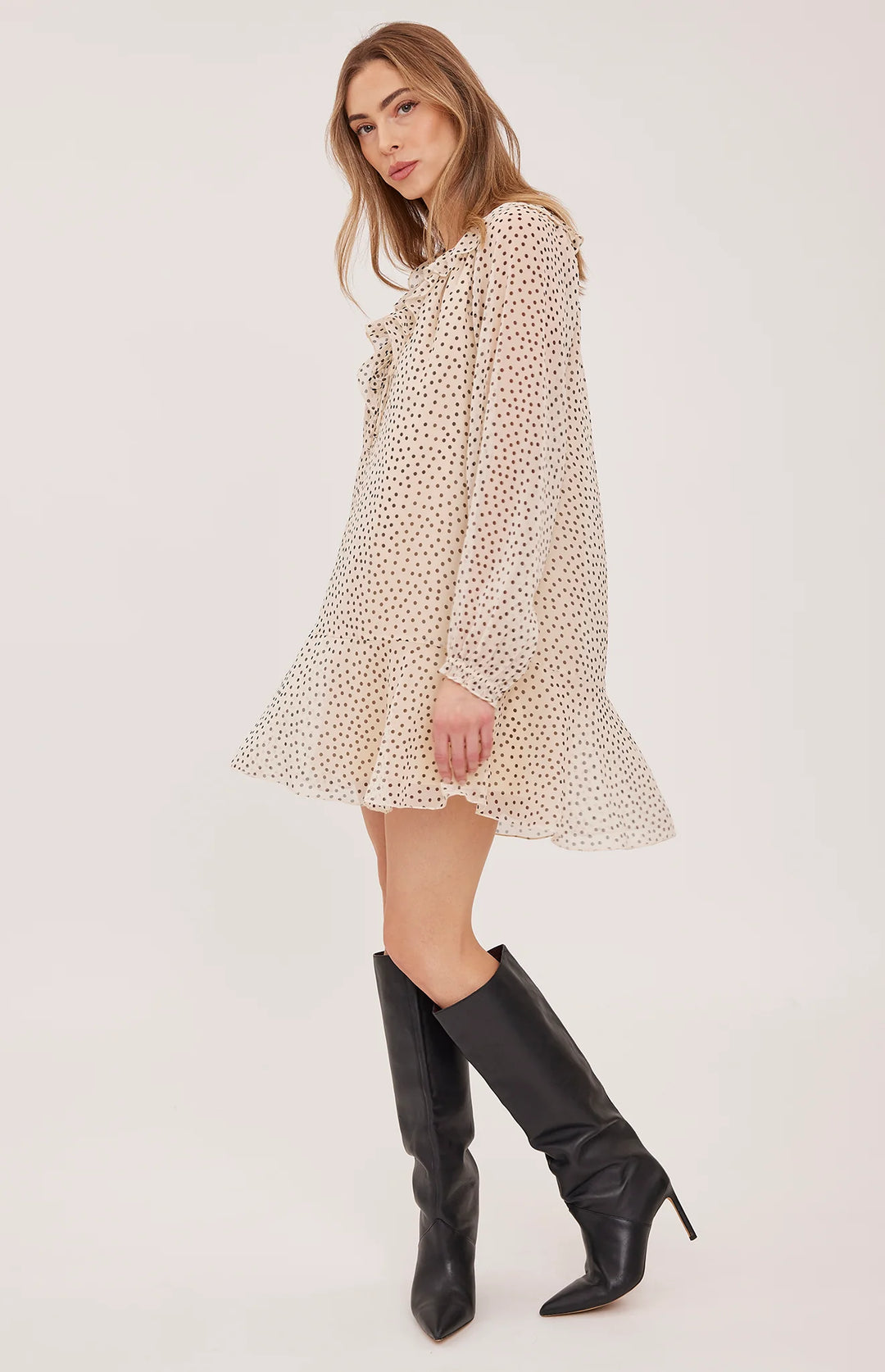 Gentle Fawn Esmeralda Mini Dress - Cream Print