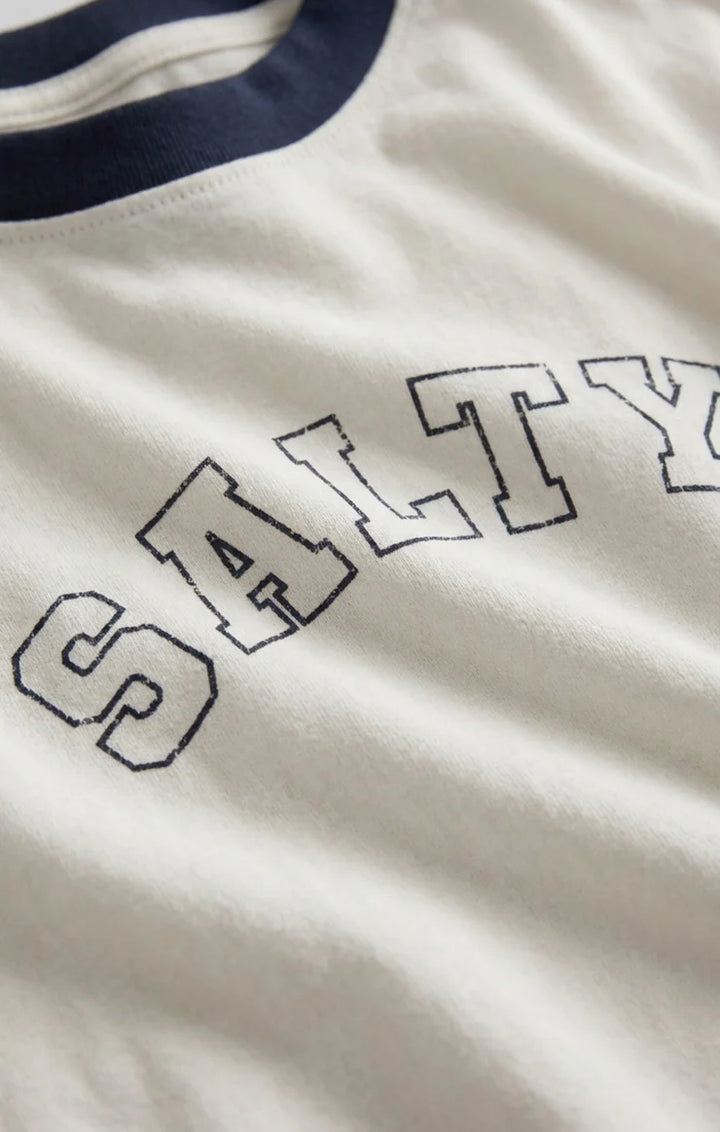 Z SUPPLY Salty Ringer Boyfriend Tee - Sea Salt
