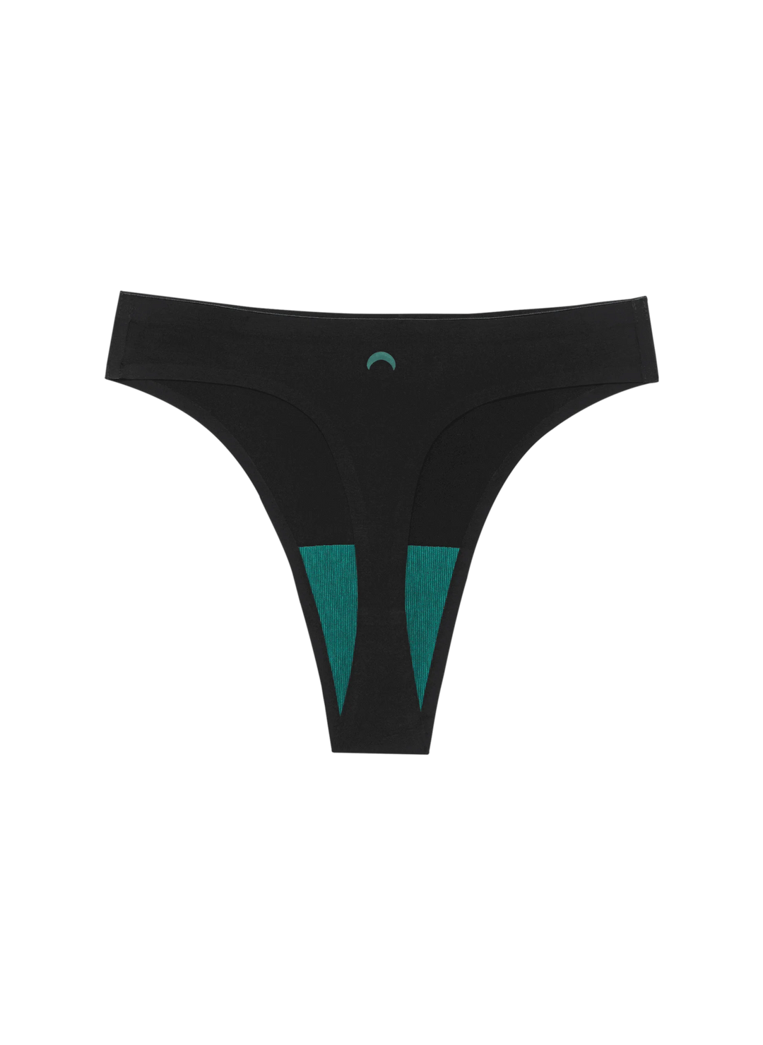 Huha Seamless High Rise Thong - Black