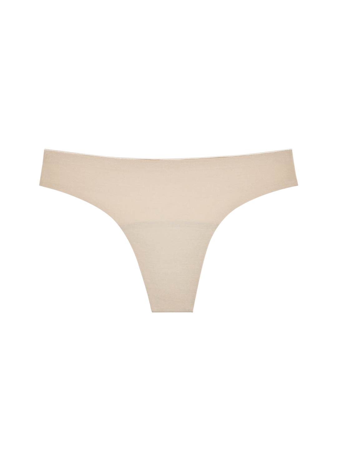 Huha Seamless Low-Mid Rise Thong - Beige