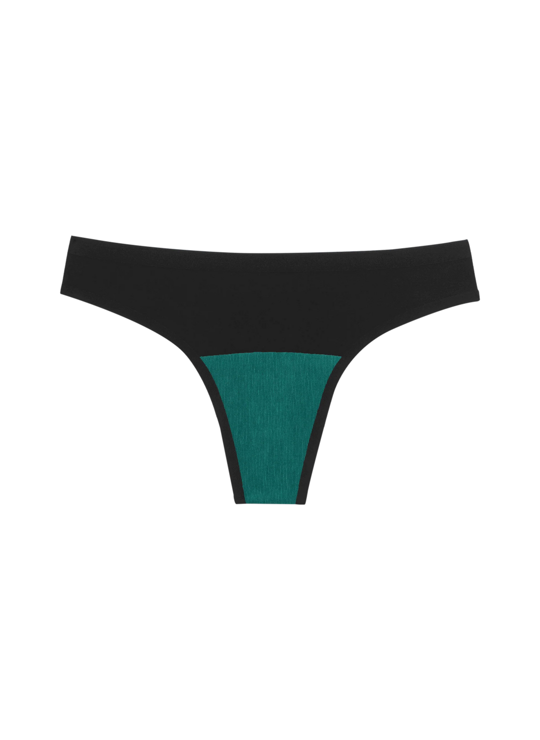 Huha Seamless Low-Mid Rise Thong - Black