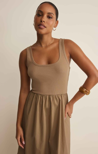 Z SUPPLY Kensie Maxi Dress - Taro