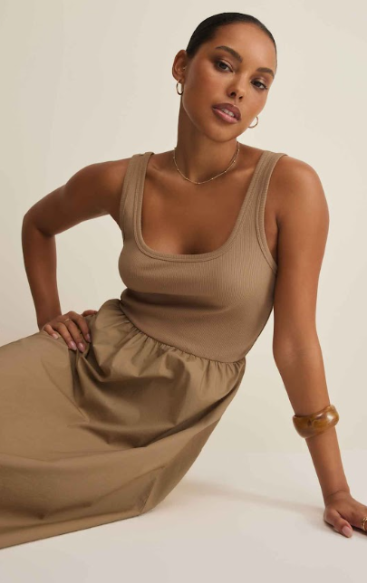 Z SUPPLY Kensie Maxi Dress - Taro