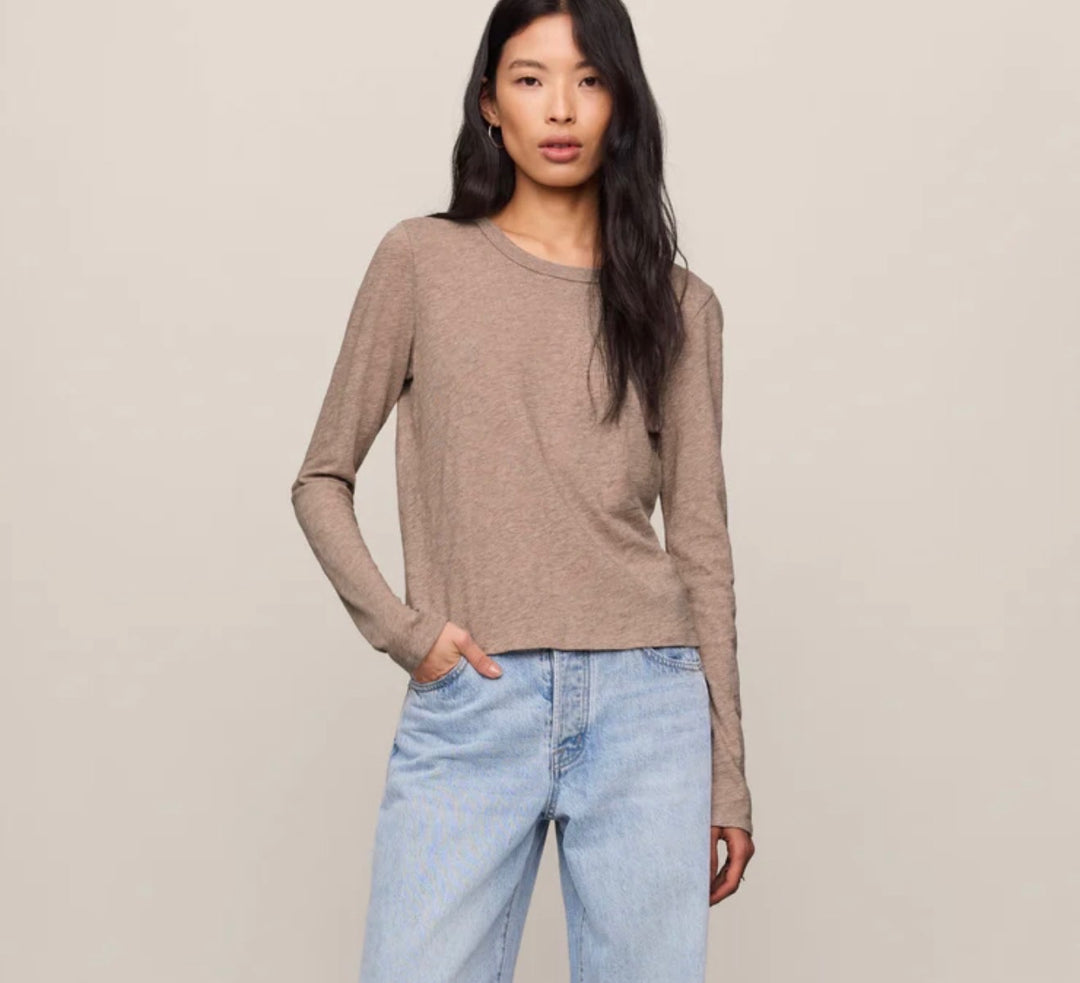 Z SUPPLY Junie Longsleeve - Heather Ash