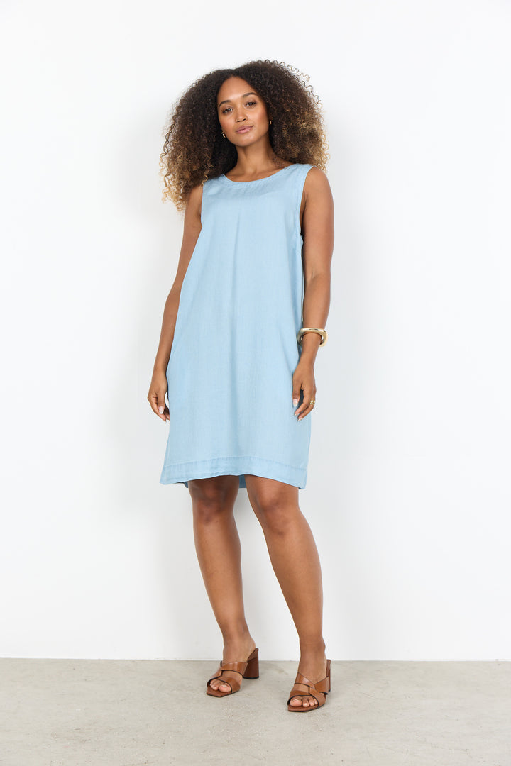 Soyaconcept Ladies Woven Dress - Light Blue Denim