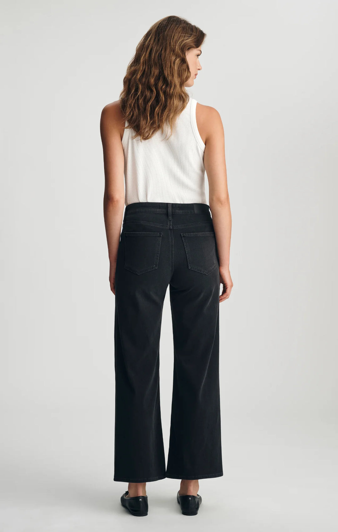 Mavi Paloma Wide Leg Jeans - Dark Smoke Move