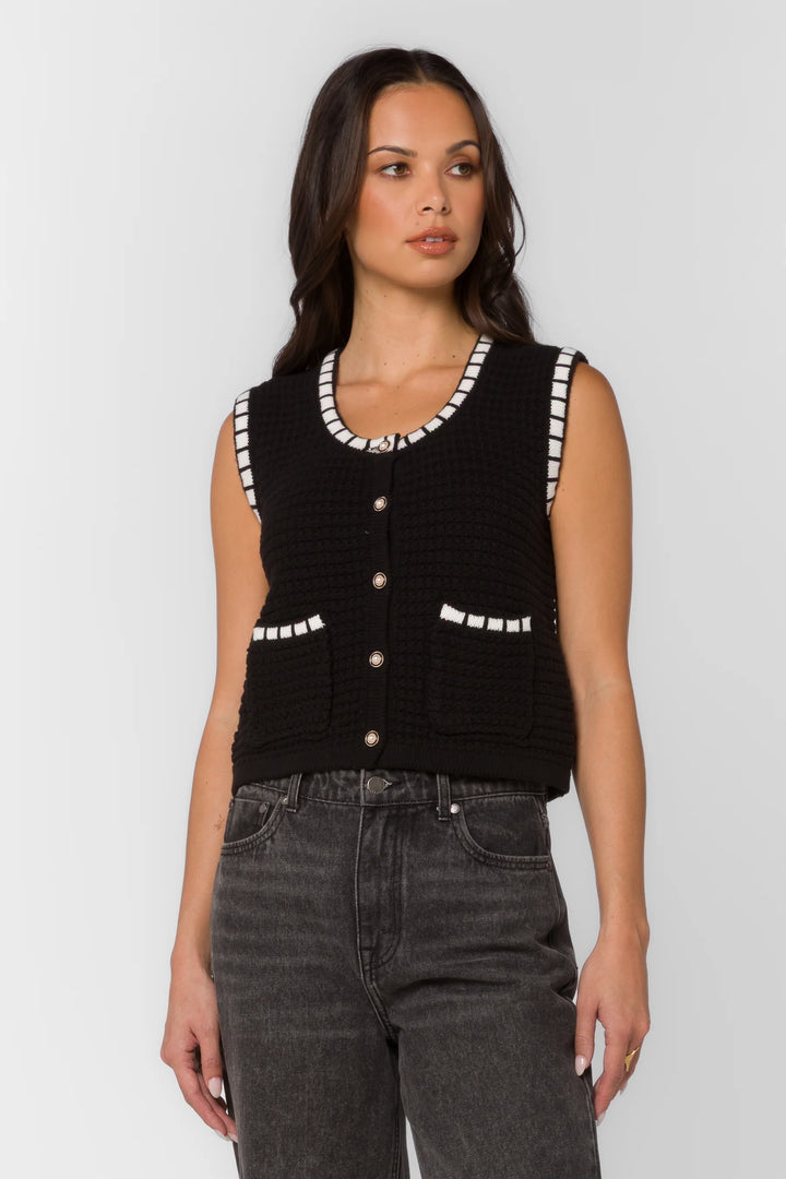 Velvet Heart Regan Vest - Black