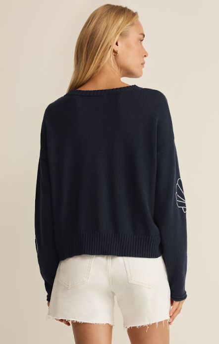 Z SUPPLY Paradise Reef Sweater - Navy