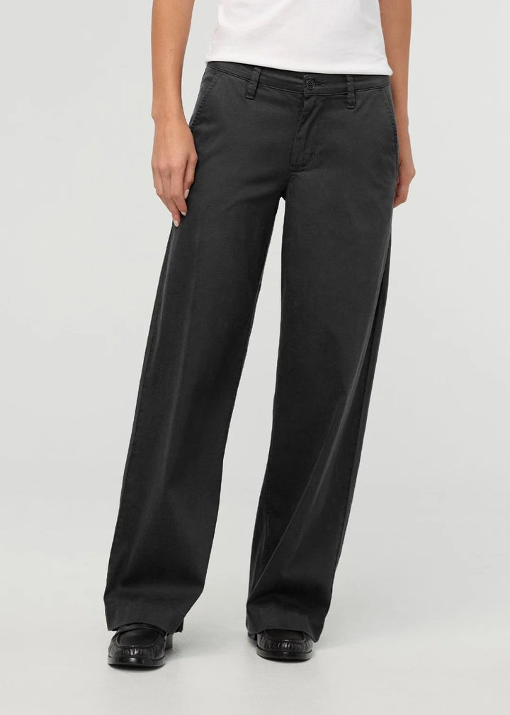 DUER Deluxe Twill Trouser - Black