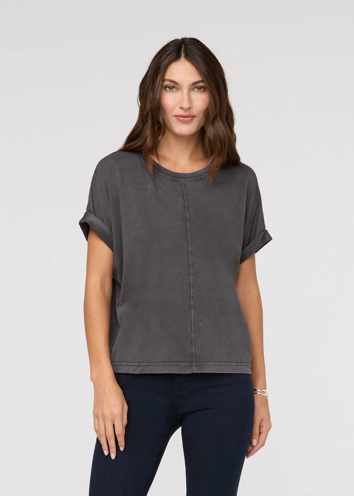 DUER PurePima Dolman Tee - Washed Grey