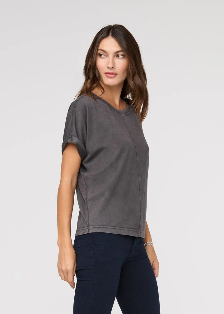 DUER PurePima Dolman Tee - Washed Grey