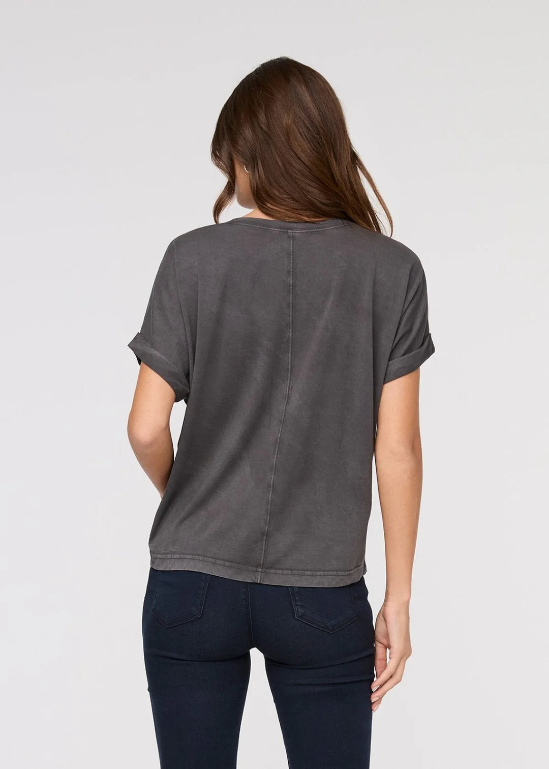 DUER PurePima Dolman Tee - Washed Grey