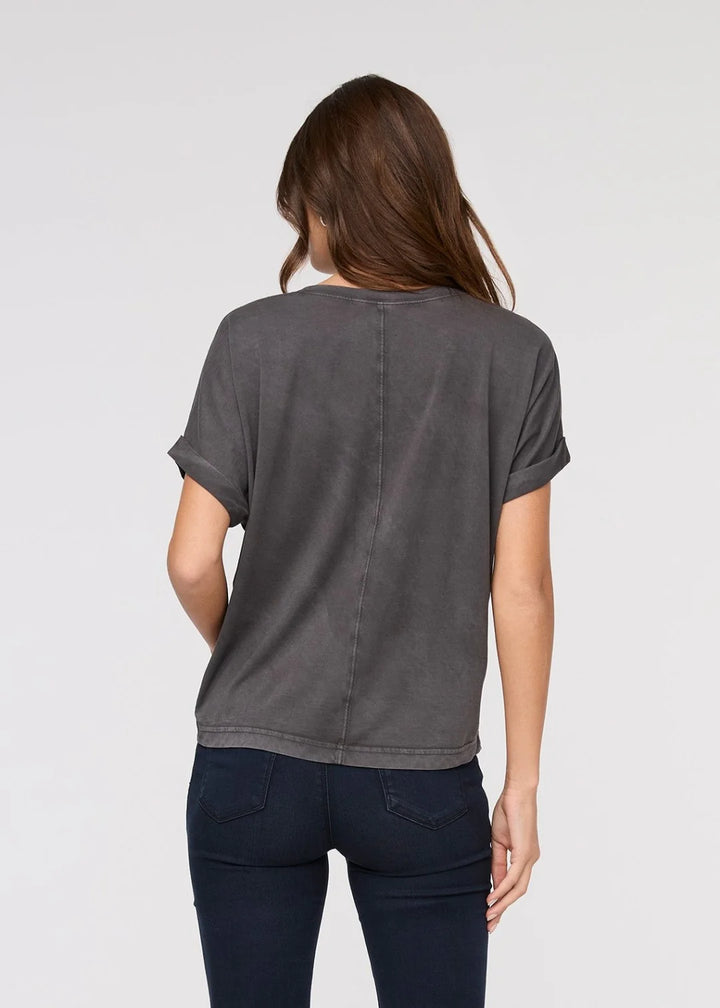 DUER PurePima Dolman Tee - Washed Grey