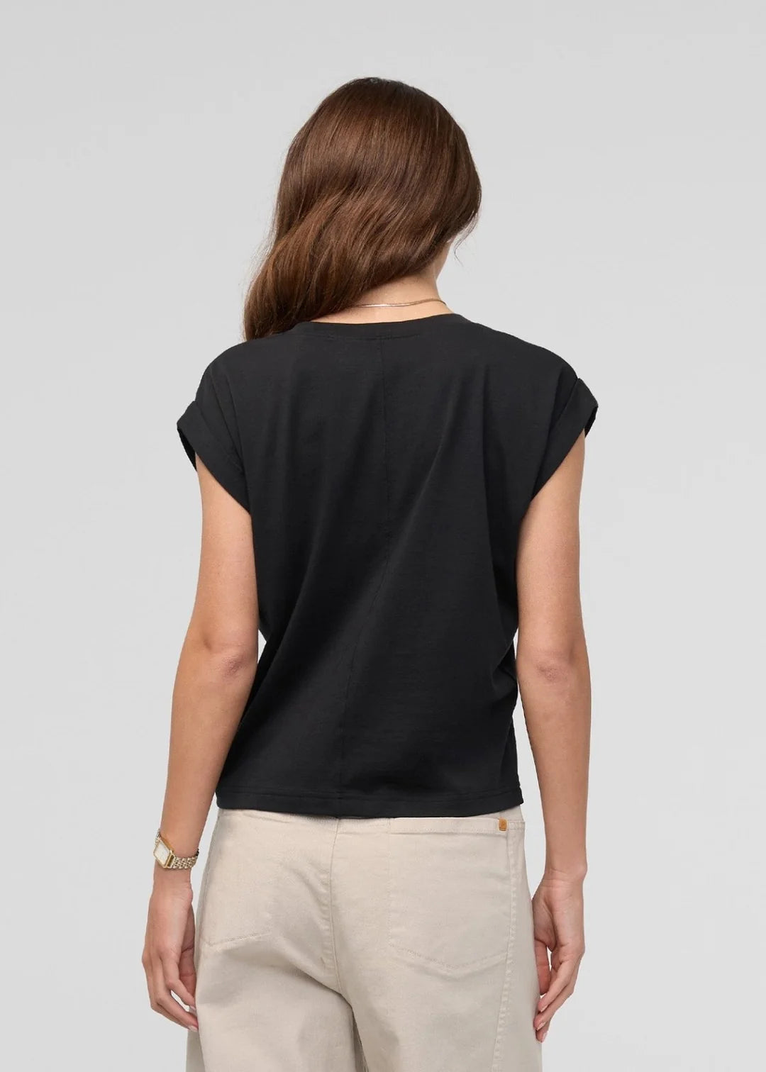 DUER PurePima Dolman V-Neck - Black