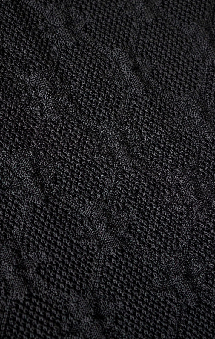 Z SUPPLY Ramona Jacquard Sweater Skirt - Black