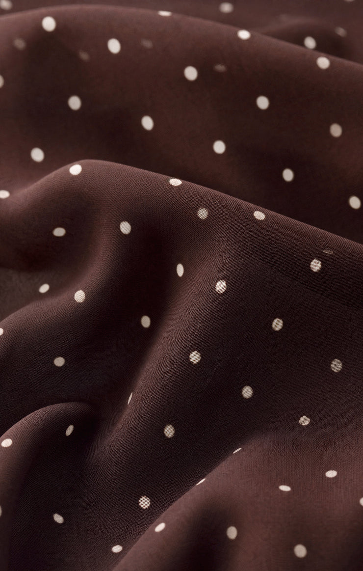 Z SUPPLY Eda Polka Dot Mesh Midi Skirt