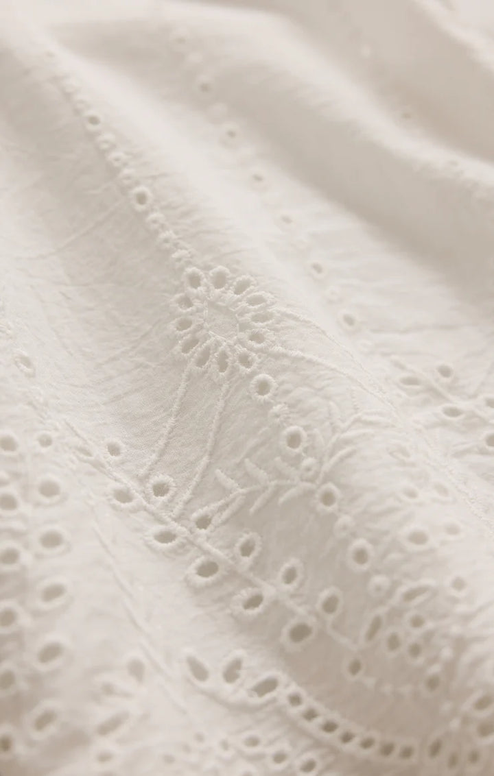 Z SUPPLY Oceanside Embroidered Top - White