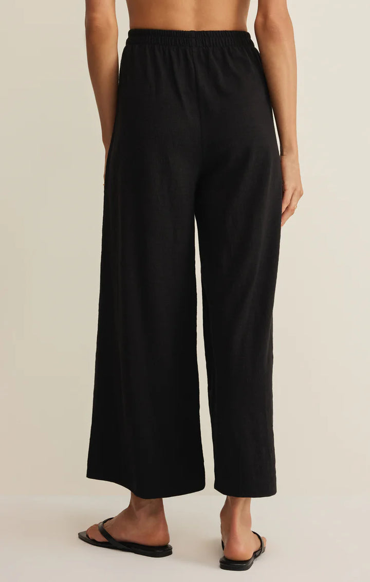 Z SUPPLY Scout Textured Slub Pant - Black