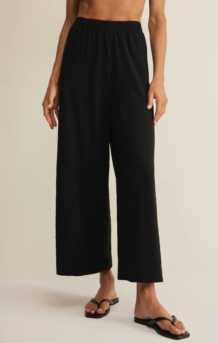 Z SUPPLY Scout Textured Slub Pant - Black