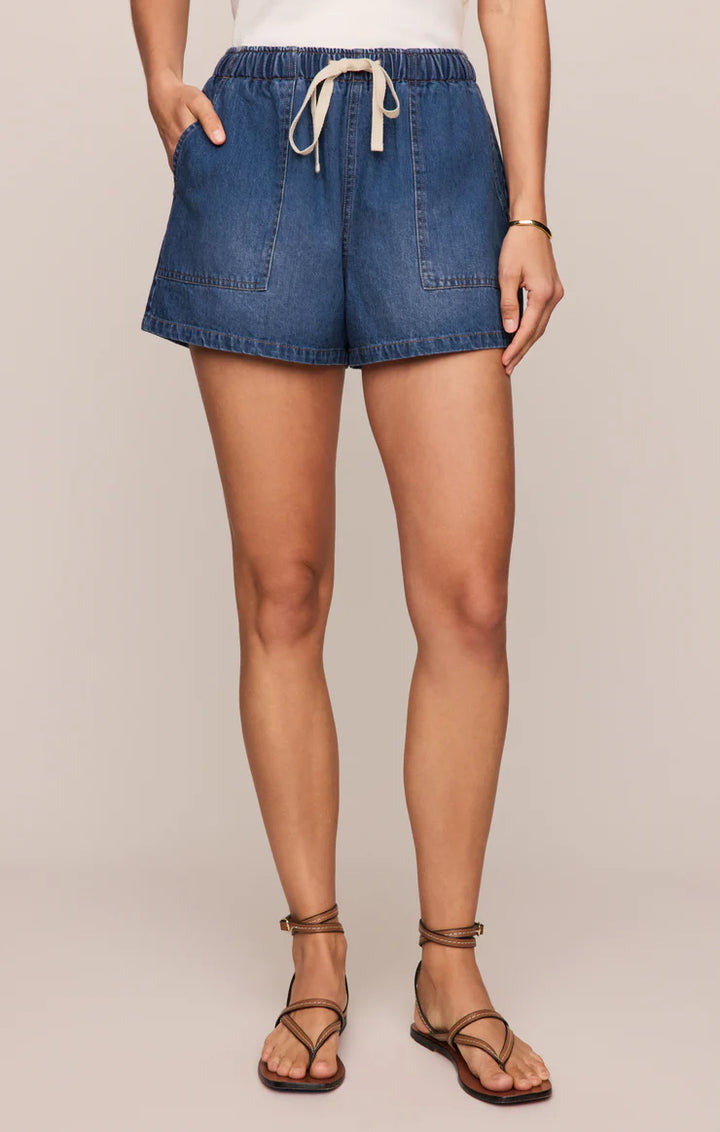 Z SUPPLY Daycation Denim Utility Short - Deep Water