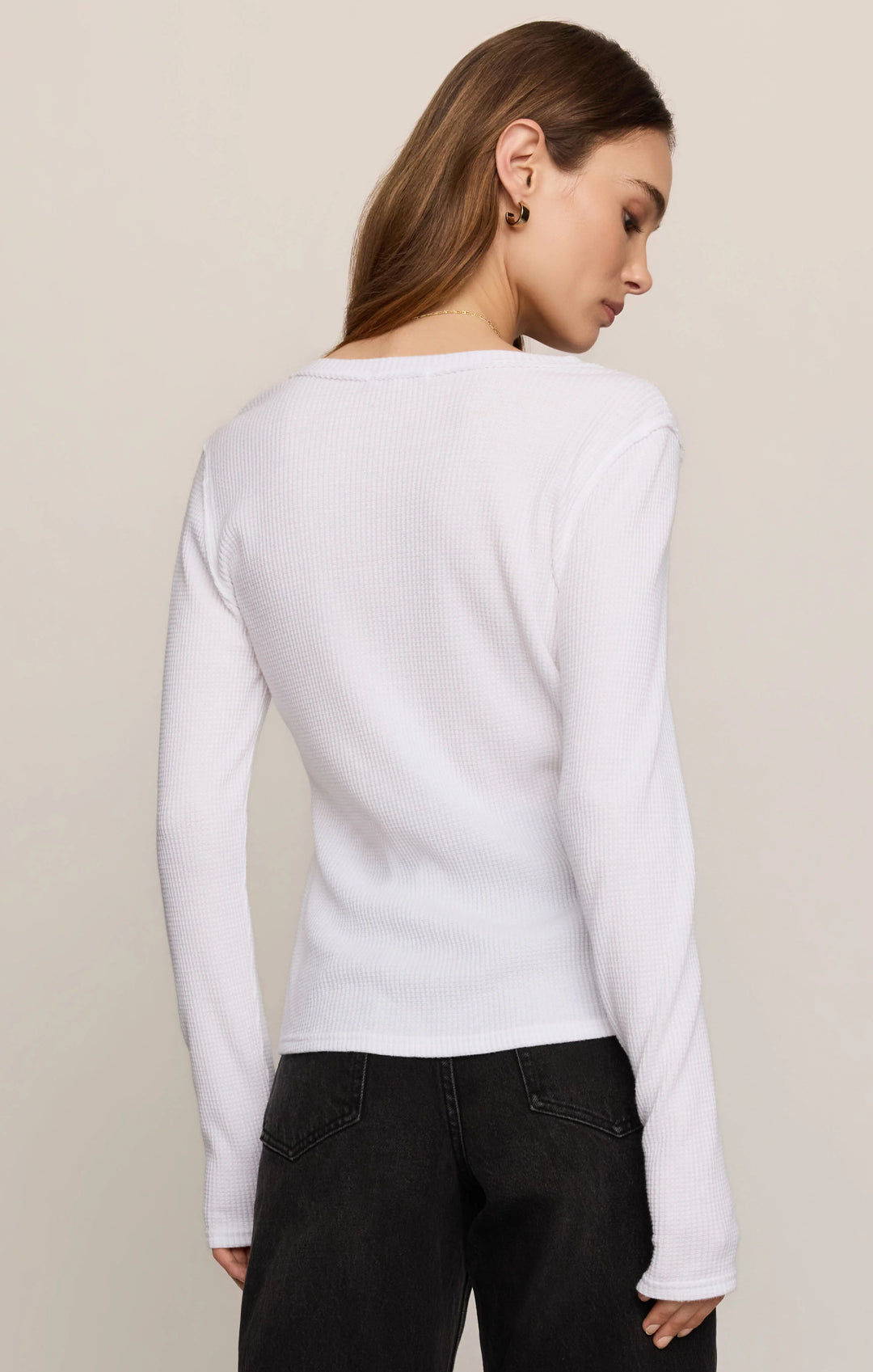 Z SUPPLY Arlet Mini Thermal Top - White