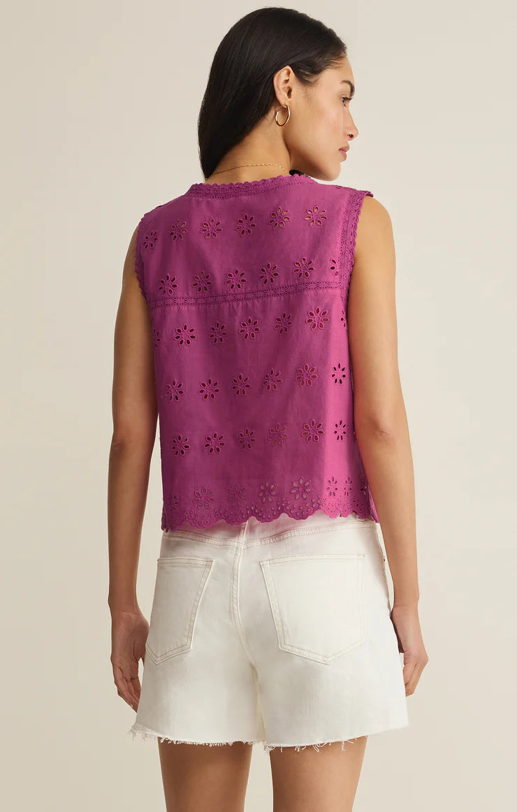 Z SUPPLY Darcy Top - Berry Blush