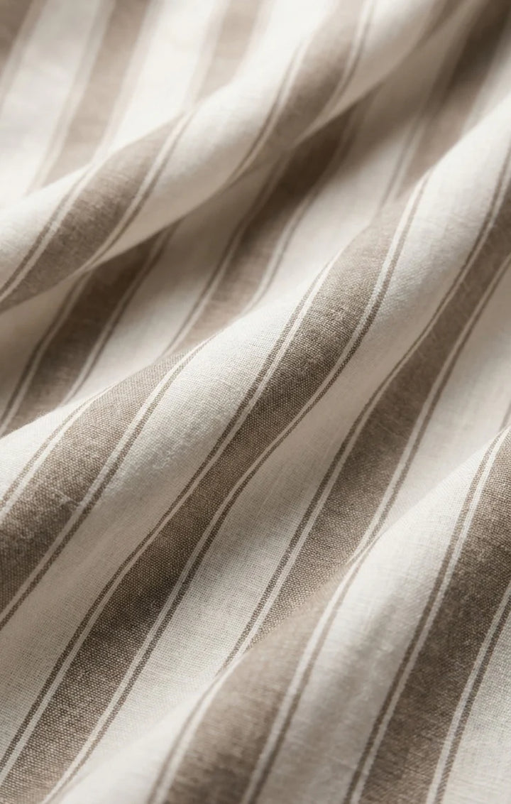 Z SUPPLY The Perfect Linen Striped Pant - Light Toffee
