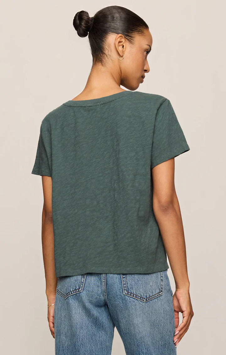 Z SUPPLY Nomad Slub V-Neck Tee - Emerald Cove