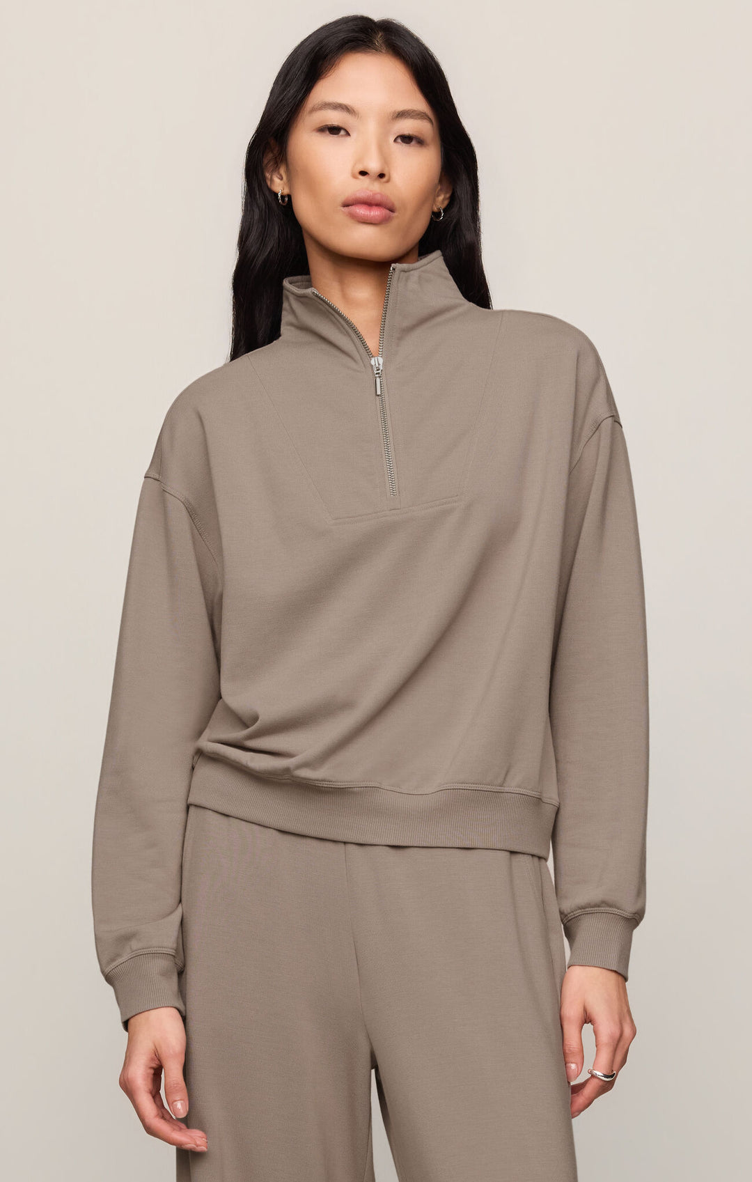 Z SUPPLY Modal Sweatshirt - Wild Mushroom