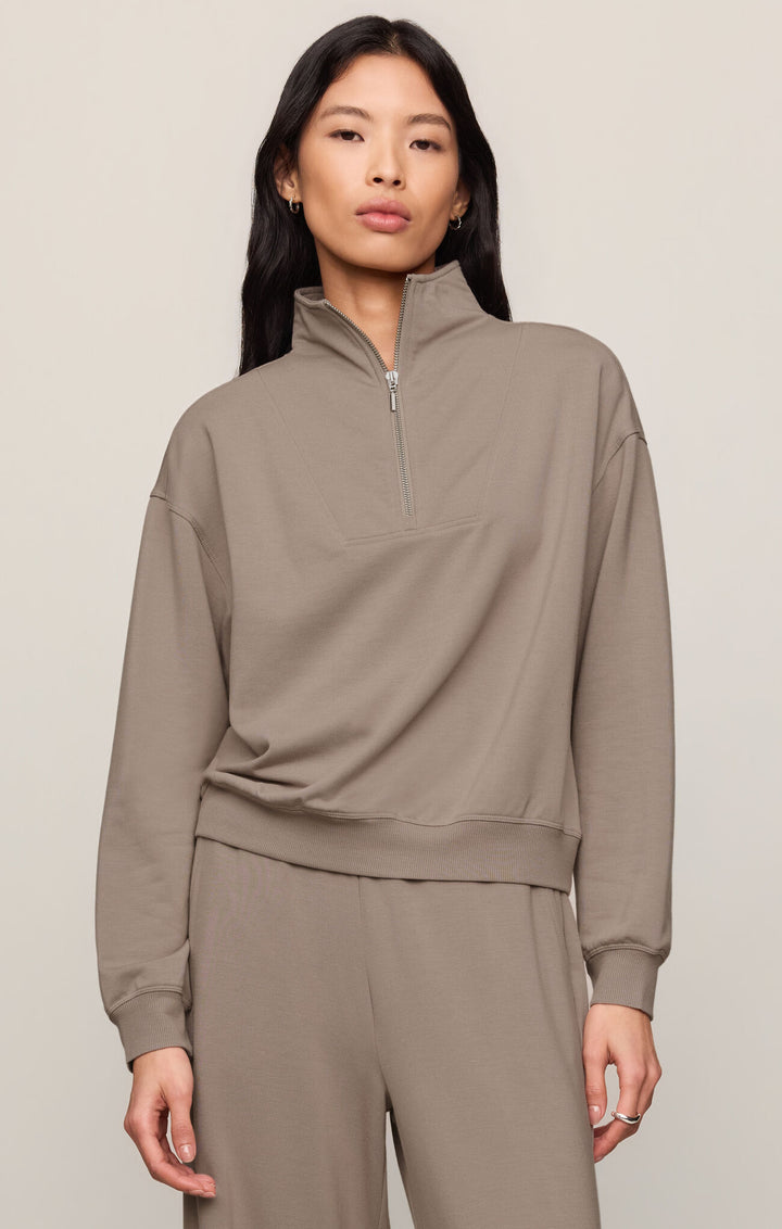 Z SUPPLY Modal Sweatshirt - Wild Mushroom