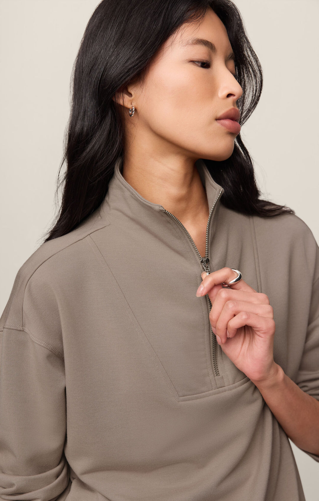 Z SUPPLY Modal Sweatshirt - Wild Mushroom