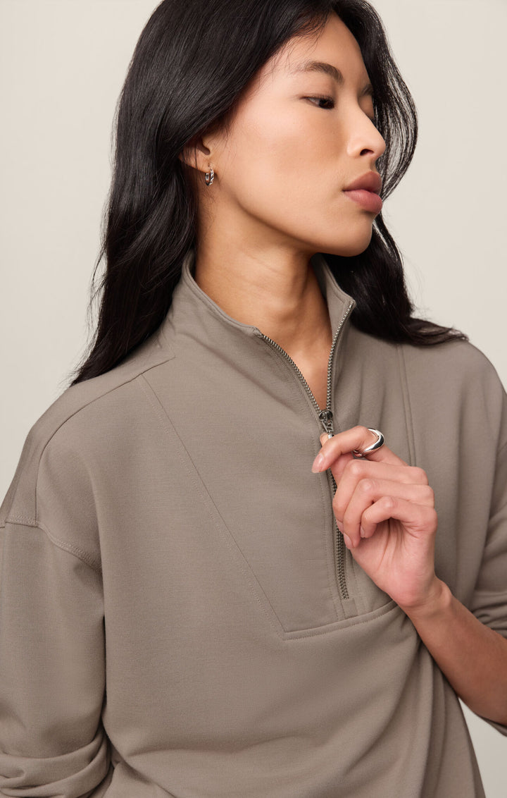Z SUPPLY Modal Sweatshirt - Wild Mushroom