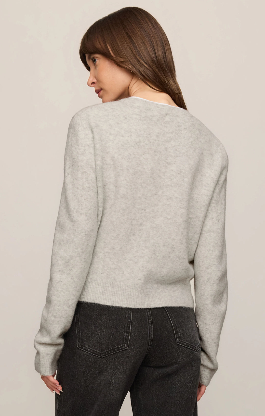 Z SUPPLY Medina Cozy Cardigan - Feather Grey