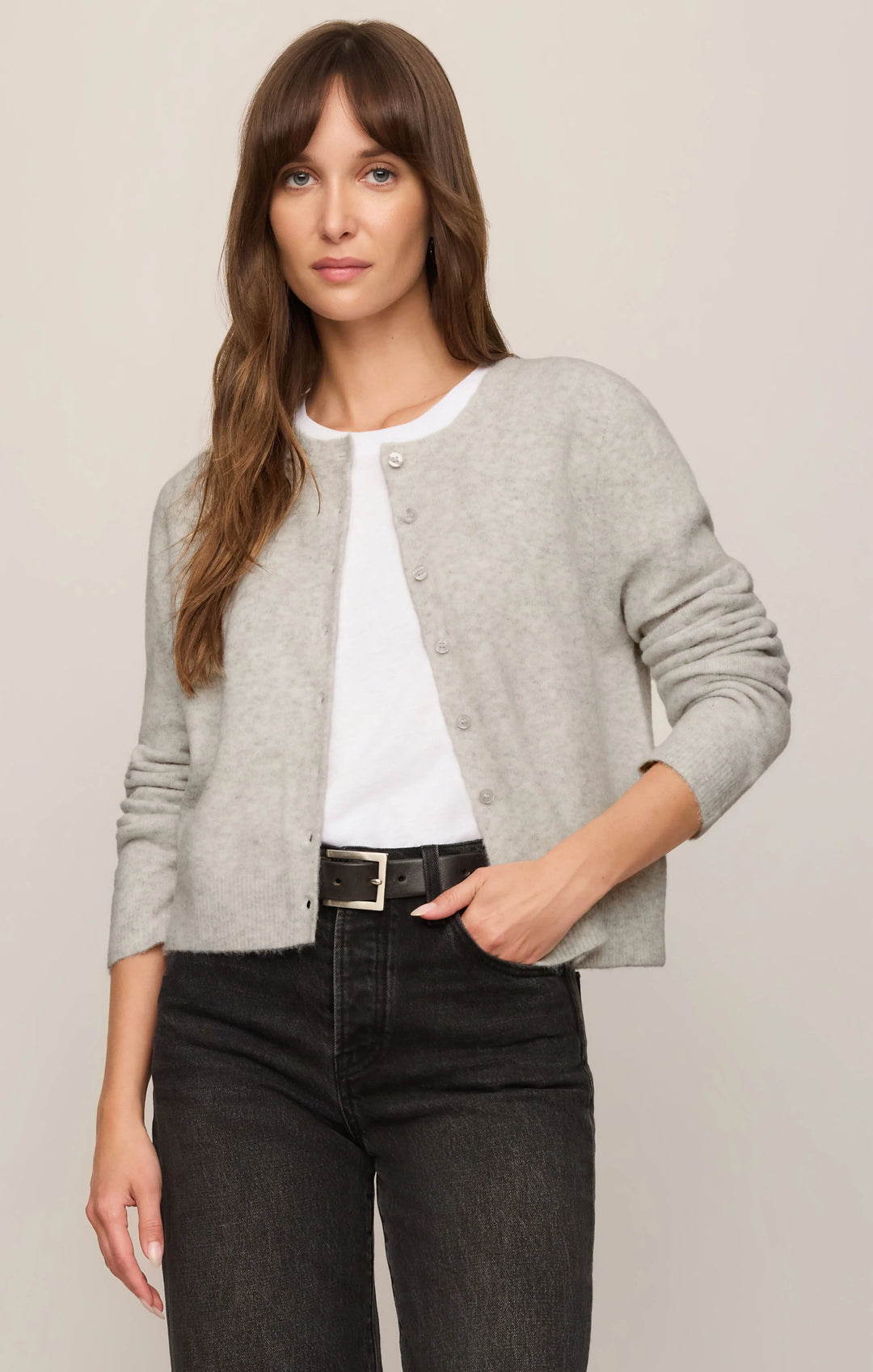 Z SUPPLY Medina Cozy Cardigan - Feather Grey