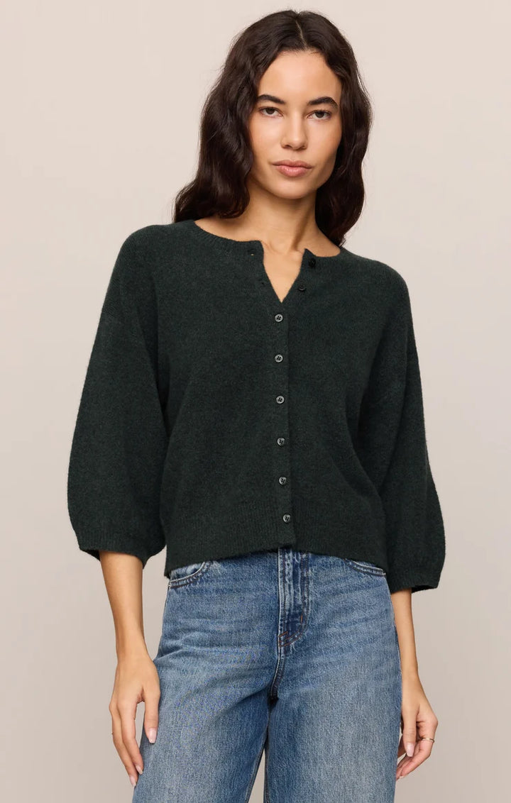Z SUPPLY Valor Short Sleeve Cardi (Emerald Cove)