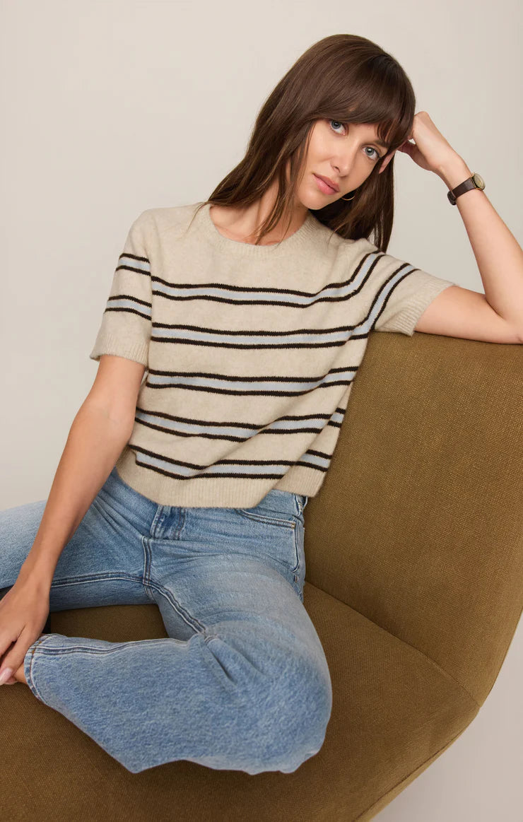 Z SUPPLY Gatewood Sweater Tee (Light Oatmeal)