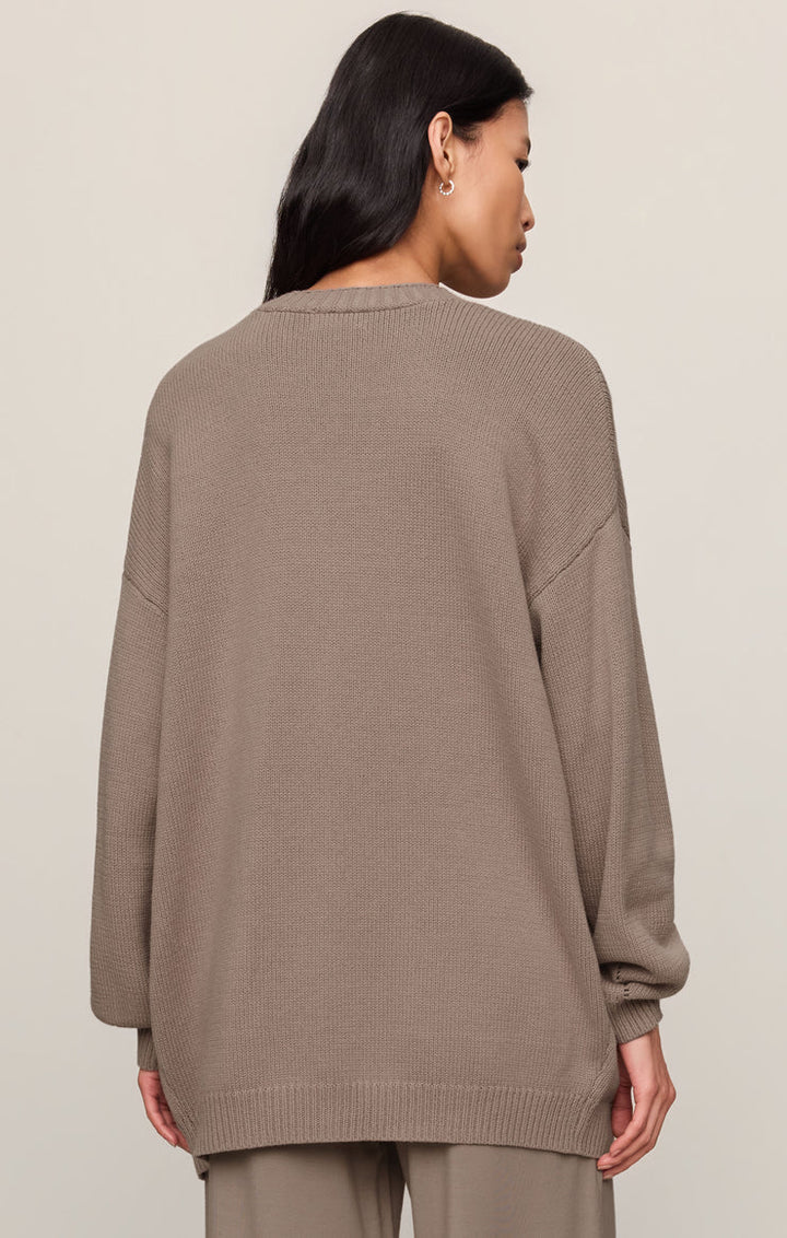 Z SUPPLY Sanborn Open Cardigan - Wild Mushroom