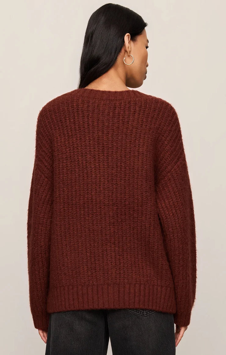 Z SUPPLY Whitmore Oversized Cardigan - Velvet Rouge