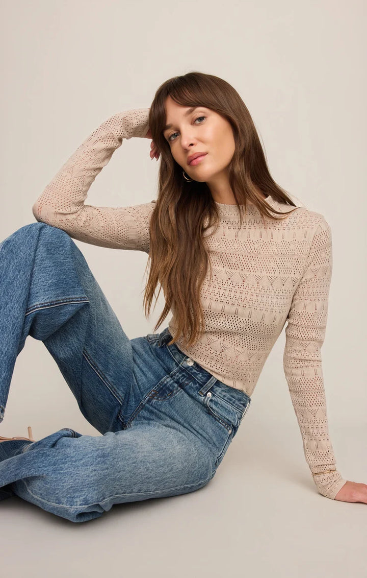 Z SUPPLY Dorris Sweater Top - Black