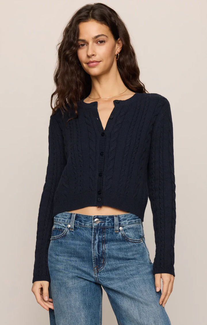 Z SUPPLY Cera Long Sleeve Cardigan - Eclipse