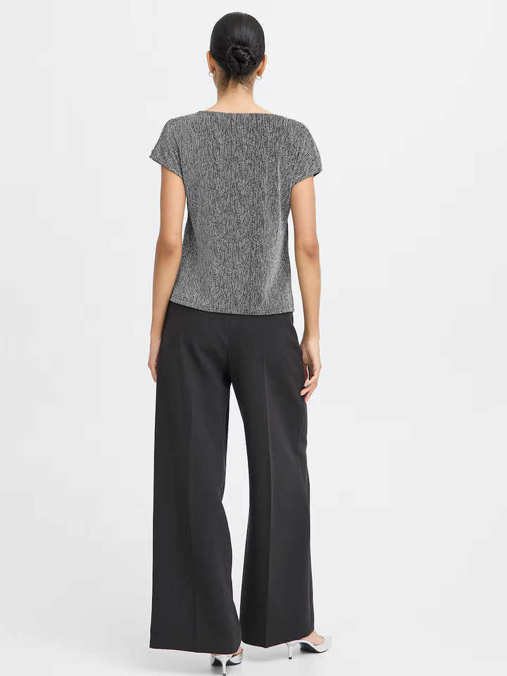 b.young Blouse 'BYSHILOH' - Silver Sparkle