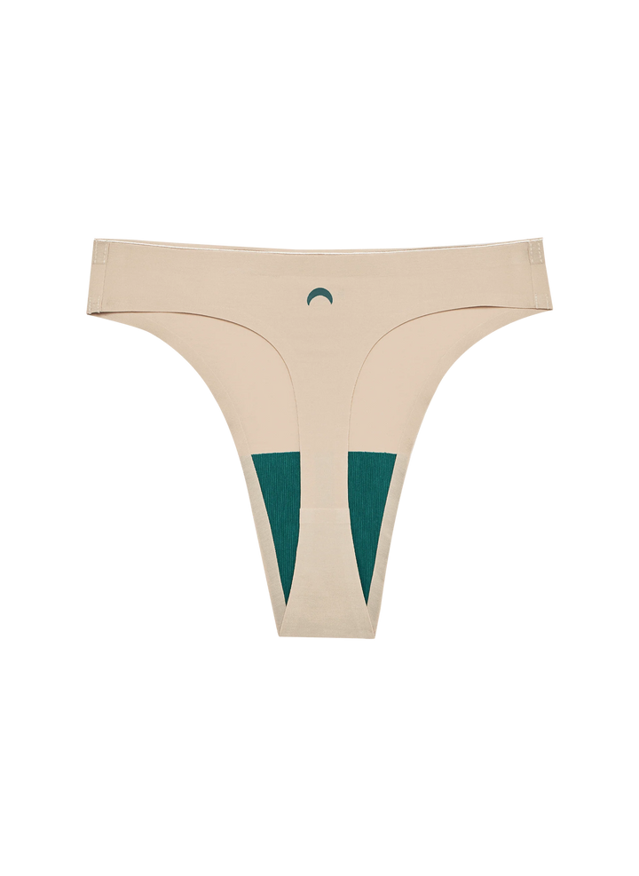 Huha Seamless High Rise Thong - Beige