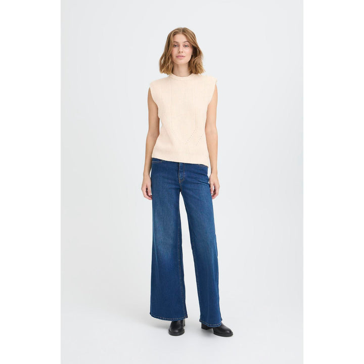 ICHI Sleeveless Sweater Povoke - Birch