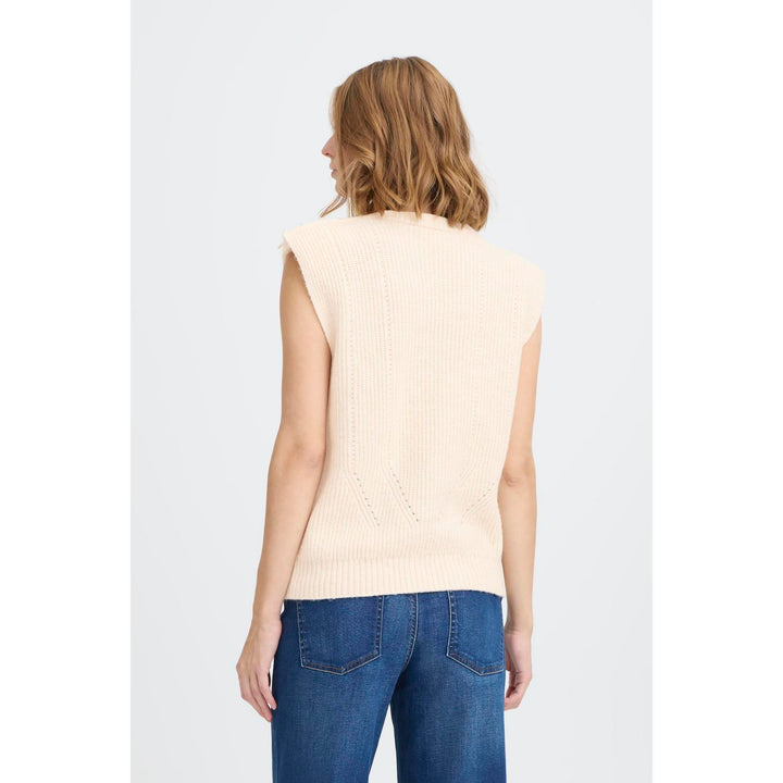 ICHI Sleeveless Sweater Povoke - Birch
