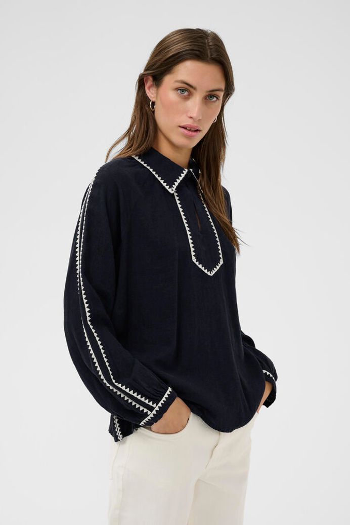 Part Two Aimy Blouse - After Midnight Blue