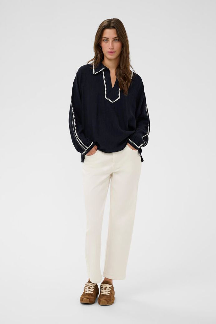 Part Two Aimy Blouse - After Midnight Blue